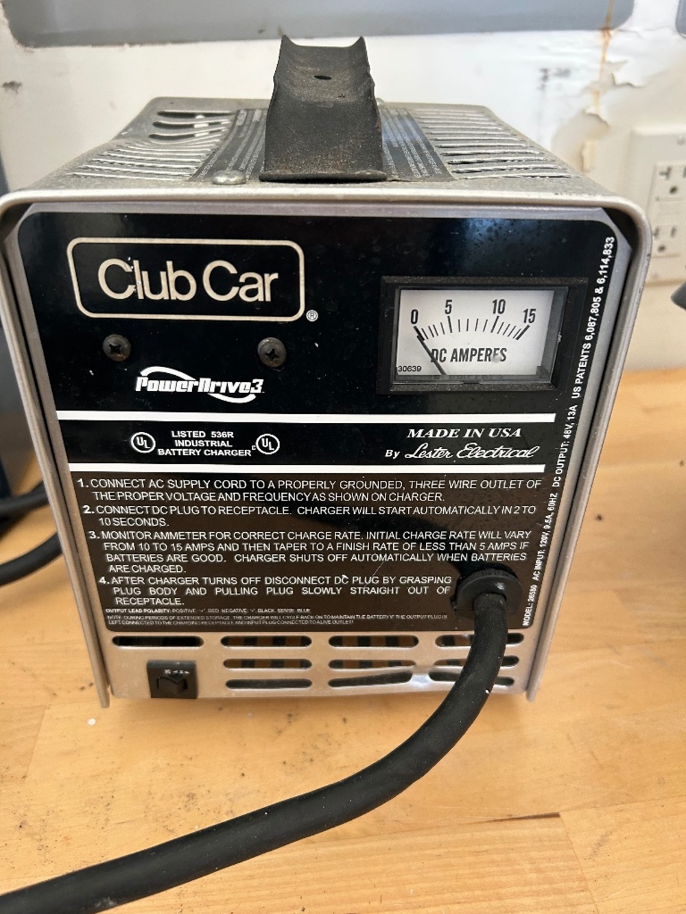 48v Club Car charger